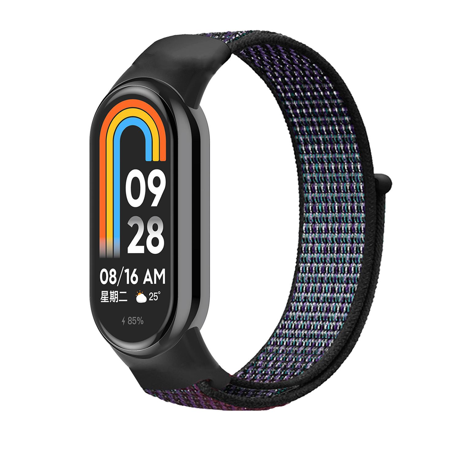 

Mi Band 8 нейлоновый ремешок-петля для браслета Xiaomi Miband 8 спортивный браслет дышащий ремешок для часов Correa Pulseira NFC Mi Band8 Loop For Xiaomi Mi band 8
