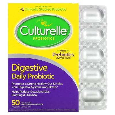 Probiotic, Daily Probiotic To Aid Digestion, 10 Billion CFU, 50 Veggie Capsules Taken Once a Day