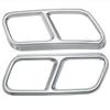 Yubao Silver Exhaust Muffler Pipe Tip Tailpipe Cover Trim Covers For Mercedes Benz R W251 GL X156 S W221 W222 C217 A217