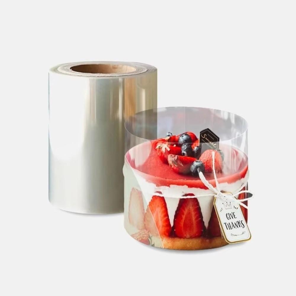 10m/Roll Cake Collars Transparent DIY Mousse Cake Surround Film Cake Decoration Acetate Surround Films for Chocolate Mousse Cake