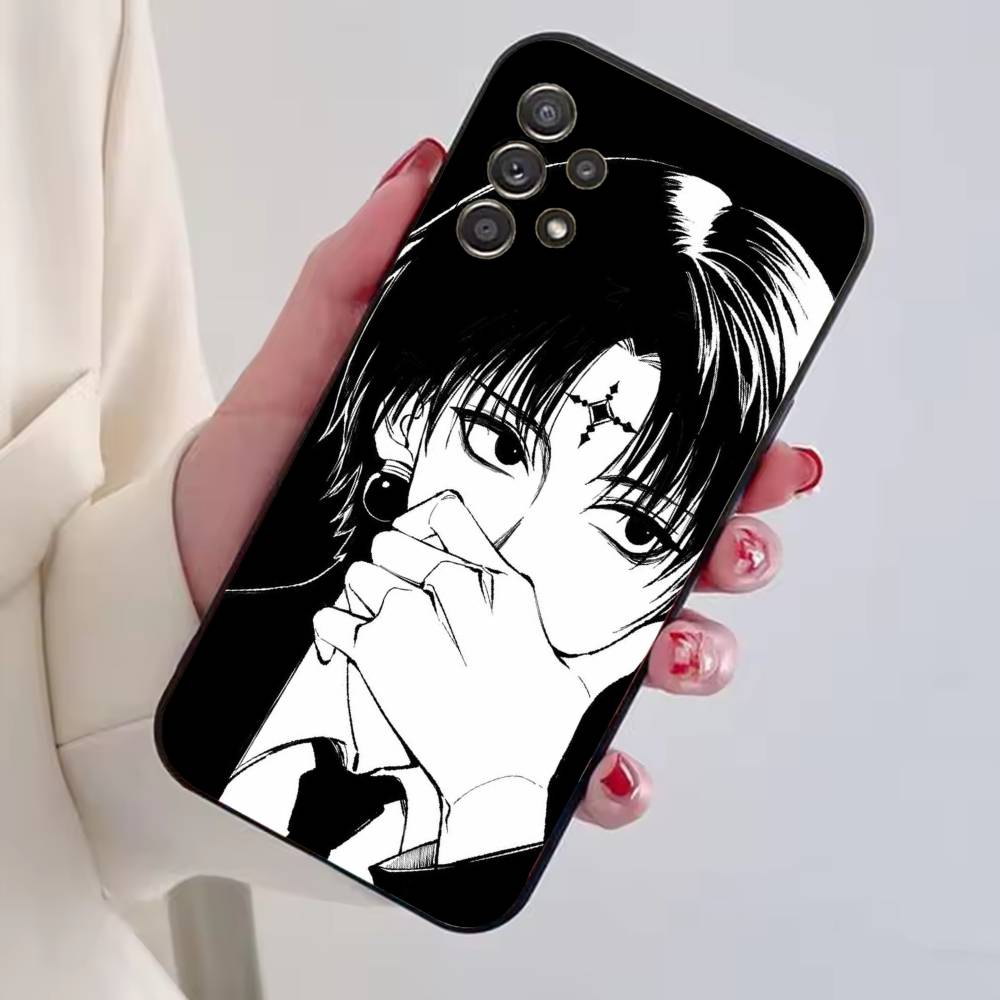 C-Chrollo L-Lucilfer Anime Phone Case For Samsung S25,S24,S21,S22,S23,S30,Ultra,S20,Plus,Fe,Lite,Note,10,Black Cover