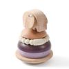 Montessori Baby Pole Stack Toy Stackable Elephant Bell Teething Toy  Newborn Gifts