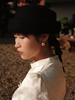 Elegant Women's Wool Felt Beret - Japanese Retro, White/Black/Brown/Camel, Autumn/Winter, French Style with Rolled Brim