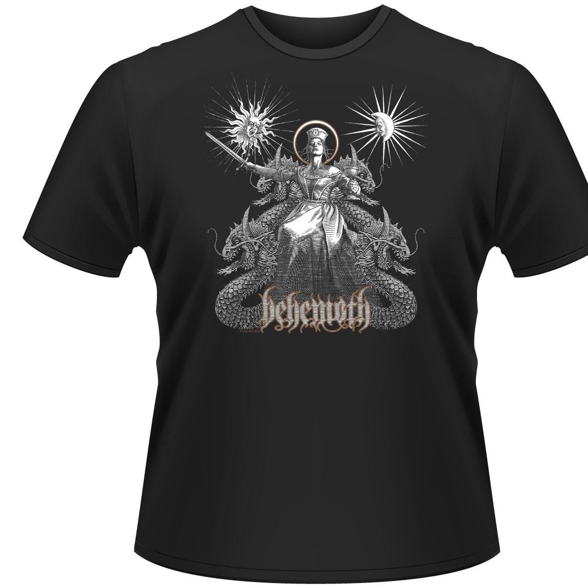Behemoth Camiseta unisex con estampado trasero de Evangelion para adultos S