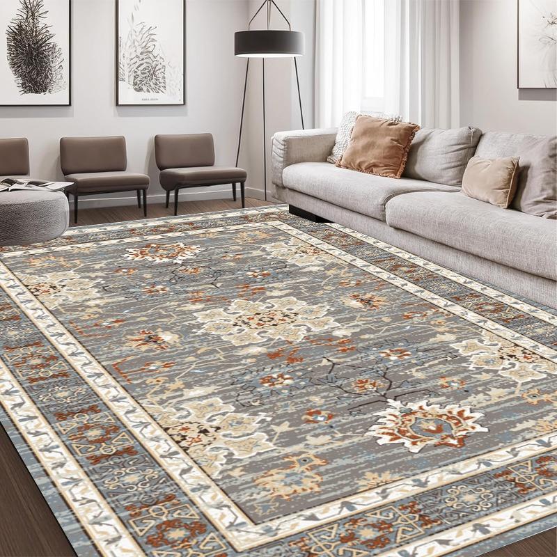 Americký bohémský styl retro koberec obývací pokoj pohovka ložnice postel noční stolek pracovna kuchyň vstupní dveře rohožka protiskluzová luxusní dekorační podložka