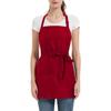 Chef Short Apron With 3 Pockets, Extra Long Straps, Adjustable Halter, BBQ & Restaurant Kitchen Apron