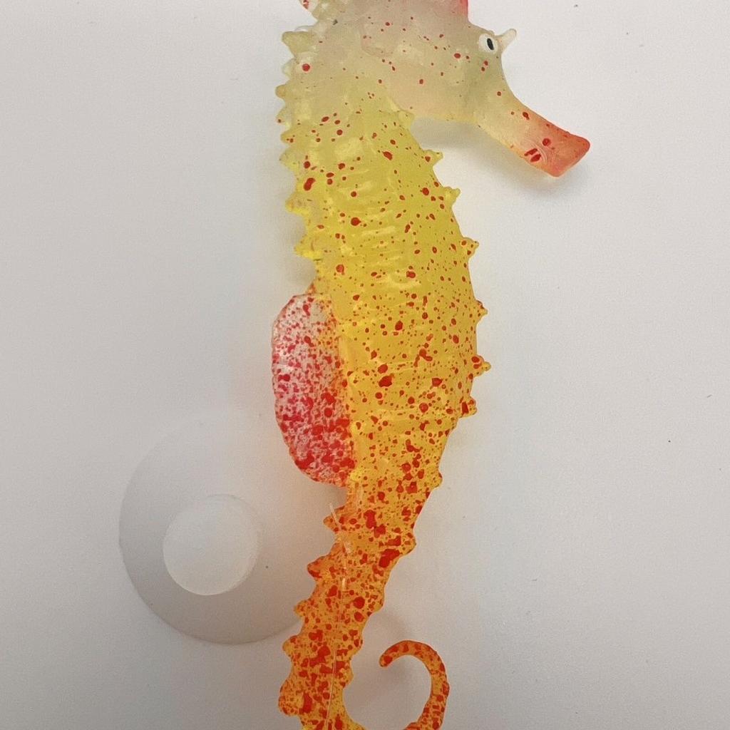 Simulated Luminous Seahorse Fish Tank Decoration, Fake Fish Ornaments, Aquarium Ocean Floor Decoration