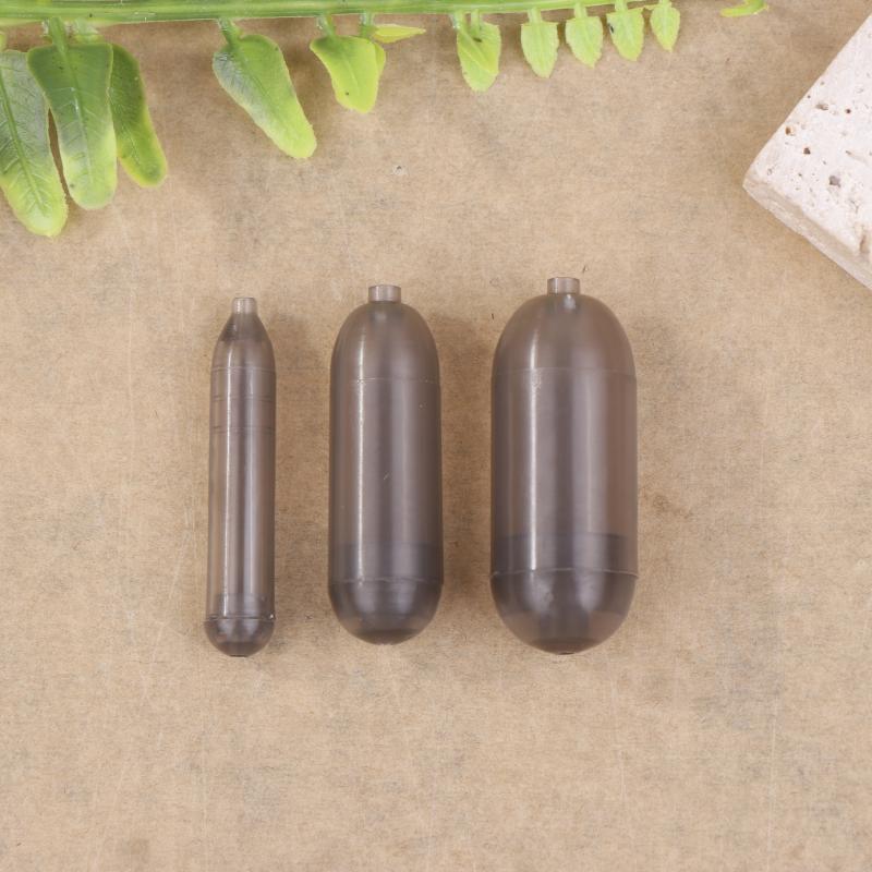 50Pcs 3 Size Fishing Hair Rigs Hook Floating Suspension Ready-To-Use Carp Fishing Hook Buoyancy Tube Plastic Anti Bottom