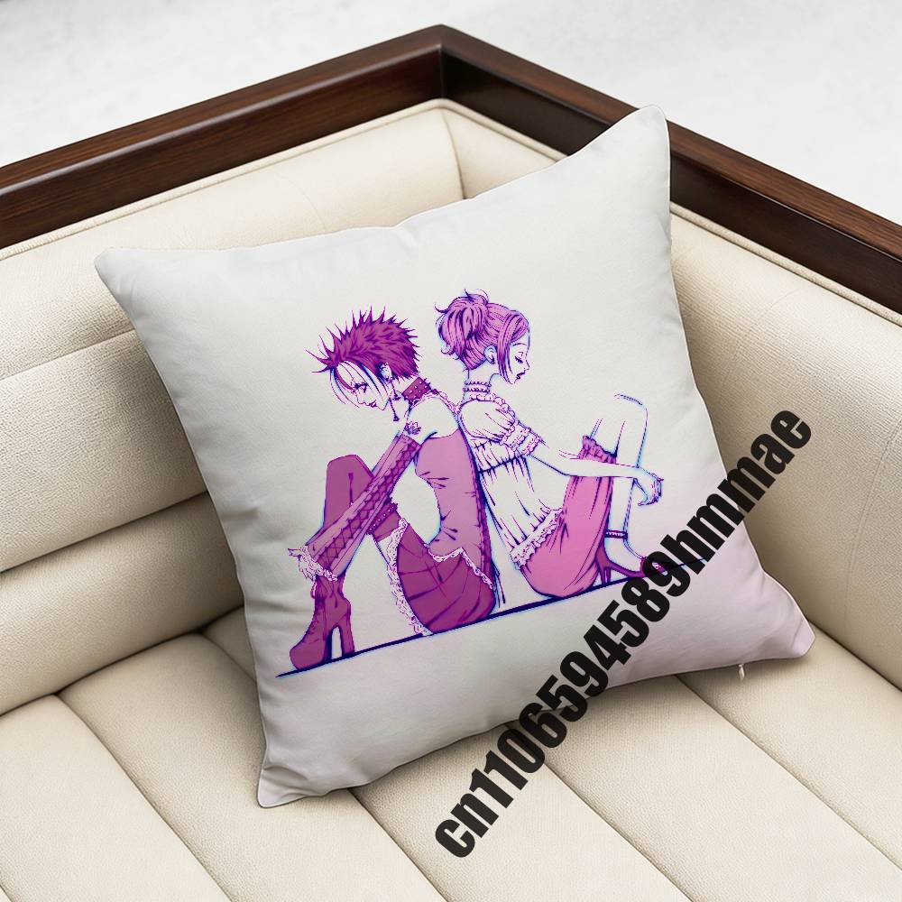 For Ren Nana Osaki Yasushi Shin Throw Pillow Case Sham 45X45Cm Decoration Square Sofa Pillowcase Pad Cover