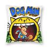 Dogman Cartoon Kids  Dog Man Pillowcase Printed Polyester Cushion Cover Decorative  Pillow Case Cover Home Square