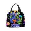 Cartoon Lunch Bag Skull Primary School Student Portable Thermal Insulation Bag Large Capacity Refrigerated Bag Portable Meal Bag