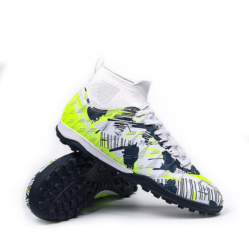 

Football Shoes Men S Calfskin Mg Adult Competition Short Nail Artificial Grass Professional Training Soccer Shoes 35-45 43