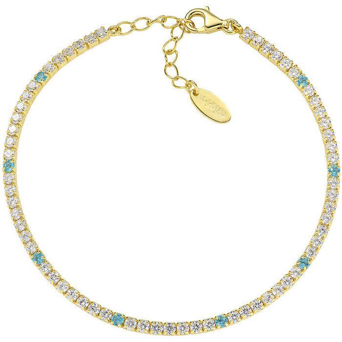 Bracelet - AMEN - BT7GACB16 - Argent 925 - Femme - Zirconium