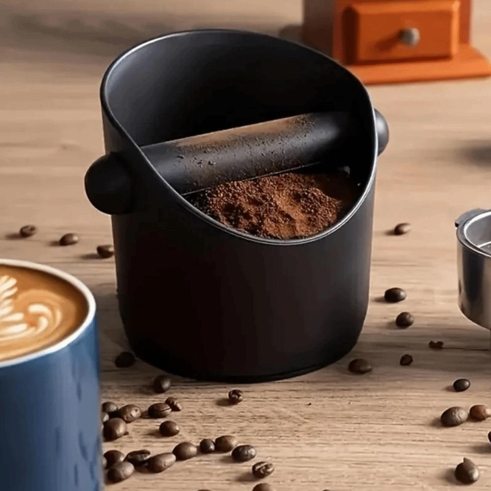 Splash-proof Espresso Knock Box 500ml Espresso Dump Bin Knocking Slag Container  Coffee Utensils