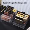 7 Grids Makeup Organizer Tray Storage Holder Large Capacity Transparent Design Multipurpose Eyeshadow Palette Makeup Holder