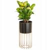 Standing Metal Black Gold Loft Wire Stand 42Cm