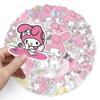 50 Sanrio My Melody Graffiti Stickers for Notebooks, Scooters, and Phones
