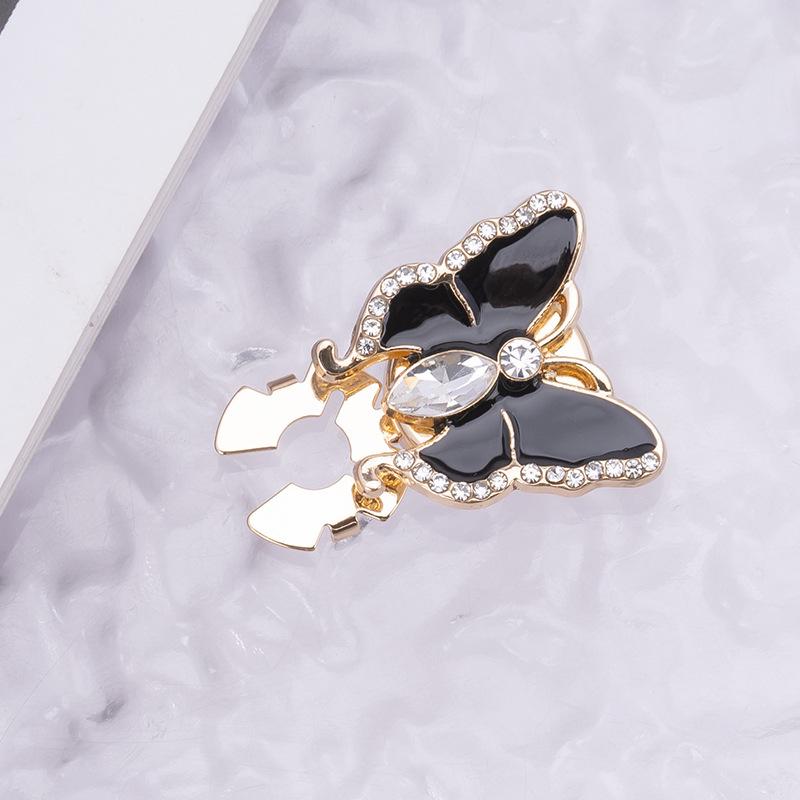 Botões de Punho e Botões de Colarinho Decorativos com Strass Coloridos