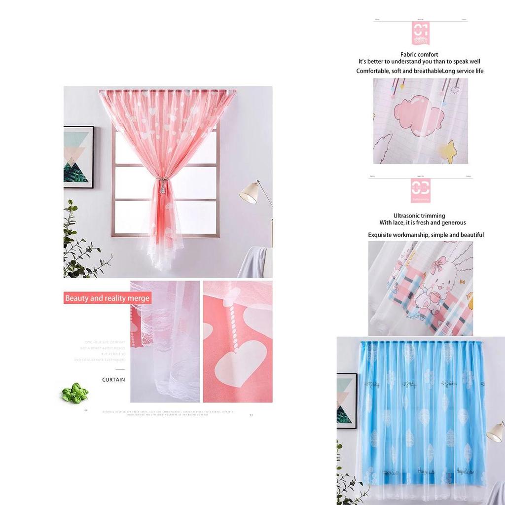 Stylish Velcro Curtain Window Self Adhesive Blackout Drapes For Trendy Interiors And Beautiful Room Decor