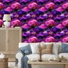 Ink Violet, Purple and Plum Wallpaper for Living Room and Bedroom 50x1000