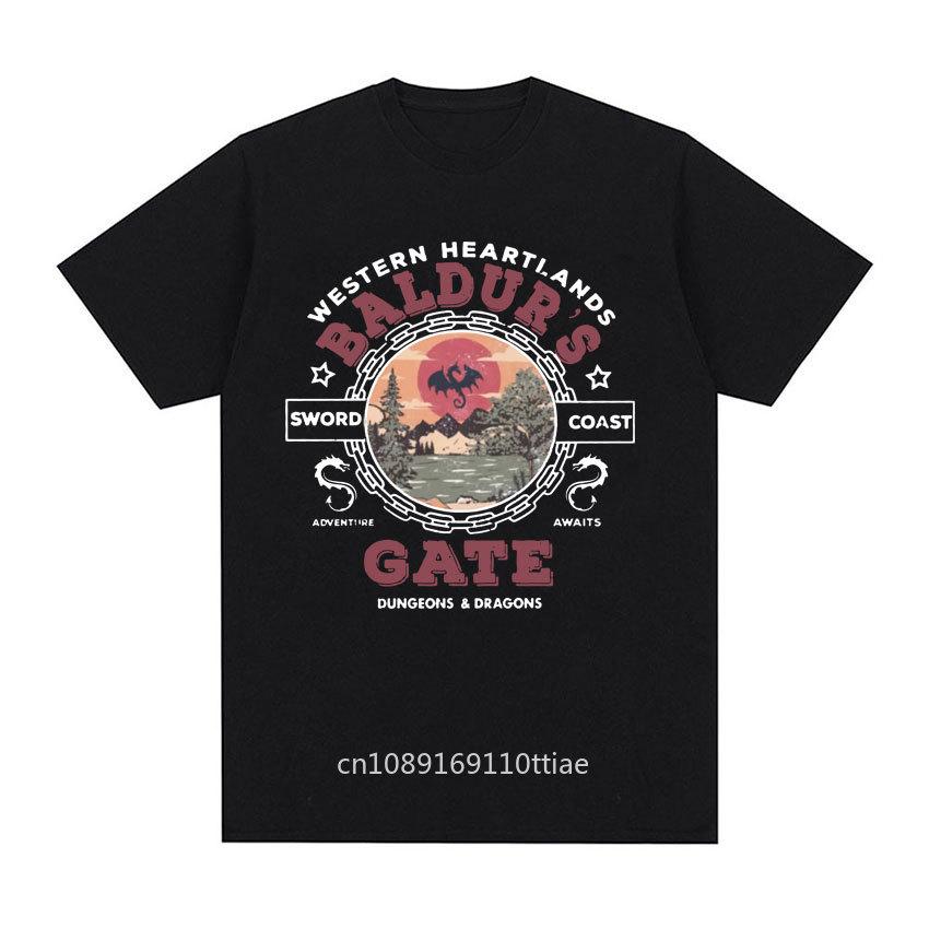 Limited Astarion High Elf T Shirt Hot Game BG3 Cool Men Women Clothing Fashion unisex T-Shirt Male Harajuku 100% Cotton Oversized Tees