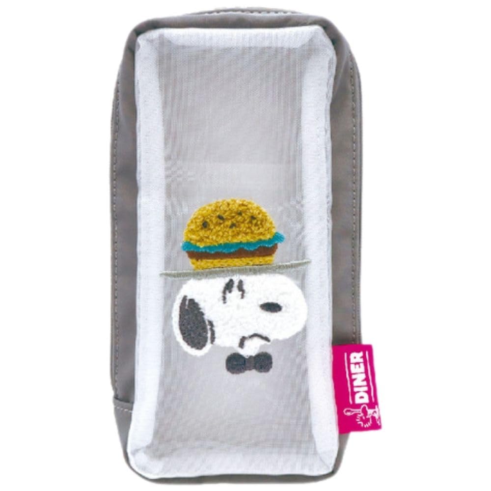 

Marimo Craft SNOOPY Mesh Series Mesh Pencil W80 x H170 x D35mm Case, Burger, Approx. SPPS-117