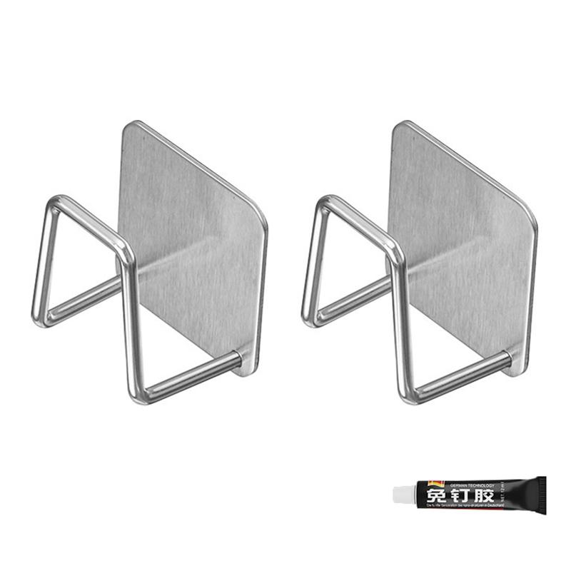 Stojaki na gąbki kuchenne Samoprzylepne gąbki do zlewu Uchwyty na suszarkę do odpływów Akcesoria do zlewów kuchennych Dropshipping Stal nierdzewna