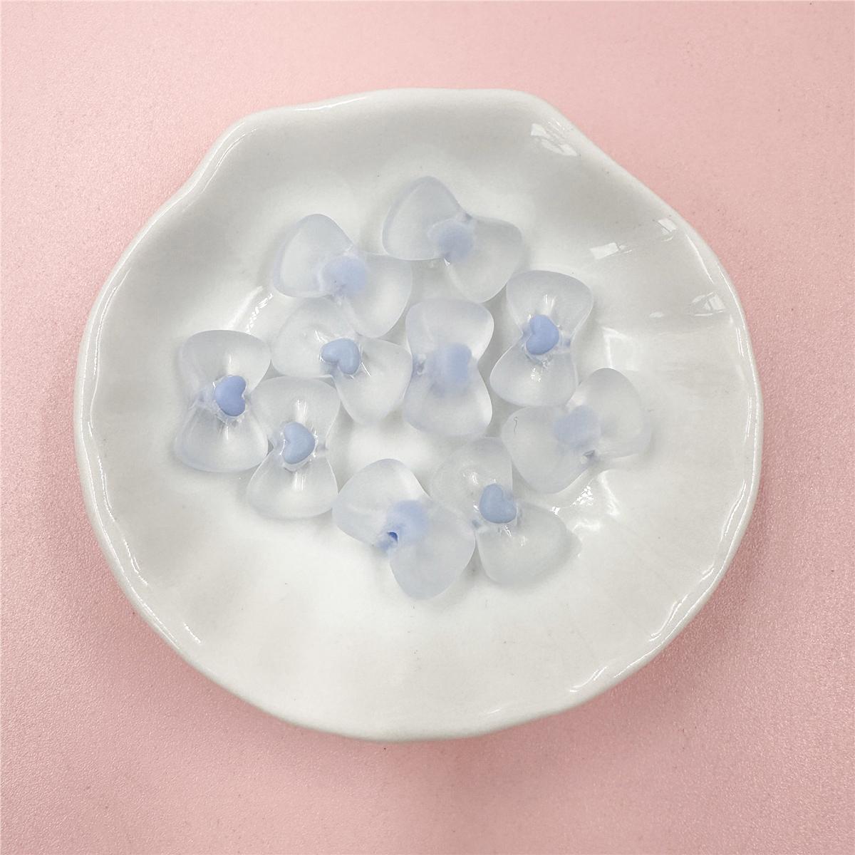 

Home Party Supplies 10*15.8mm Jewelry Accessories DIY For Bowknots Frosted Necklace Bracelets For Keychain 10PCS Fashion Jewelry Making Acrylic синий