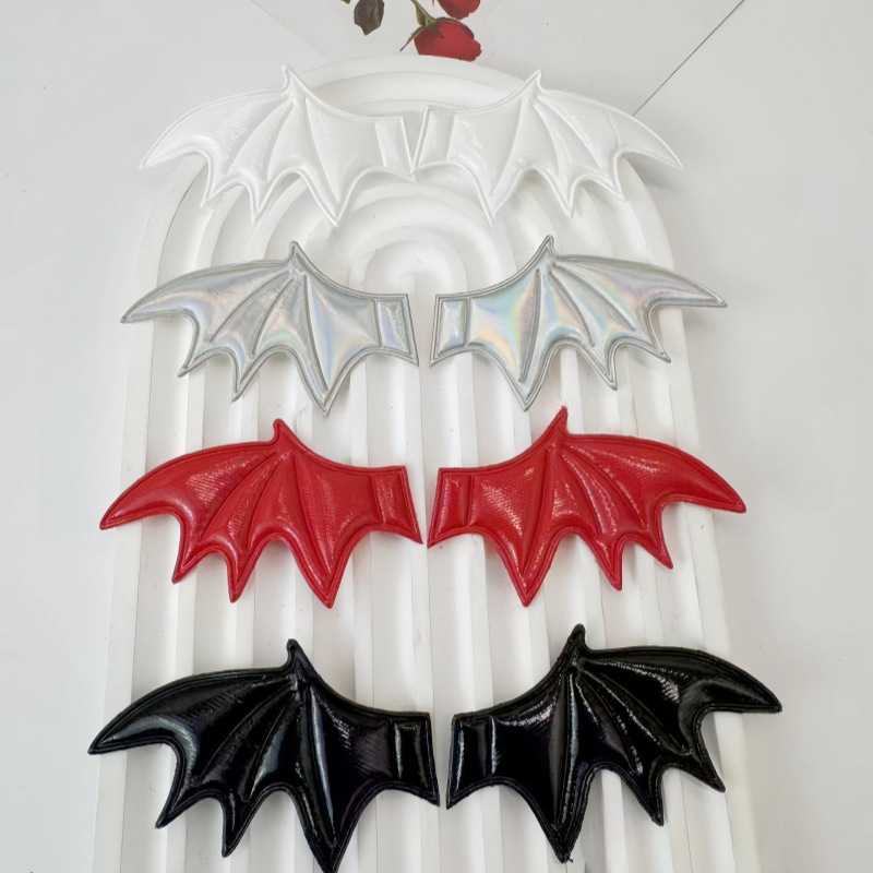 Leather Devil Bat Wings Handmade DIY Accessories Halloween Costume Vampire Hairpin Decoration Materials