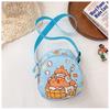 Cartoon Printed Capybara Shoulder Bag Children Outdoor Leisure Crossbody Bag