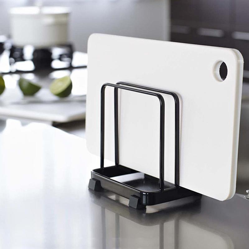 Cutting Board Organizer Layered Cutting Board Rack Vertical Sorting And Storage Drainage Tray Cutting Board Rack