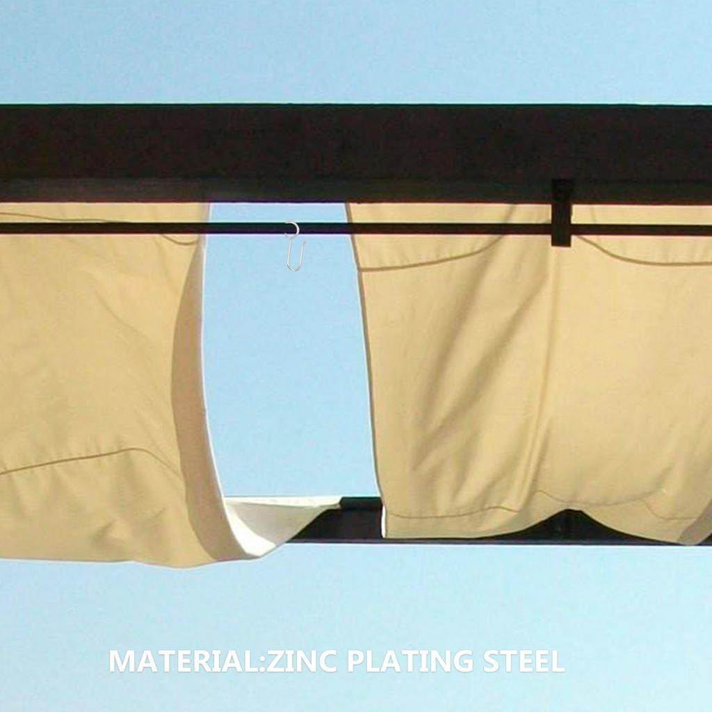 Ceiling Hook Drapes Curtain Wire Hooks Steel Household for Track Hangers Curtains Rods