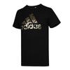 Adidas Bos Foil Camo Round Neck Letter Comfortable Short Sleeve T-Shirt Men T-Shirts Black DI0304