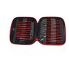 Circular Knitting Needles Set Alumina Red Color Interchangeable Round Knitting Needle Set for Handcraft