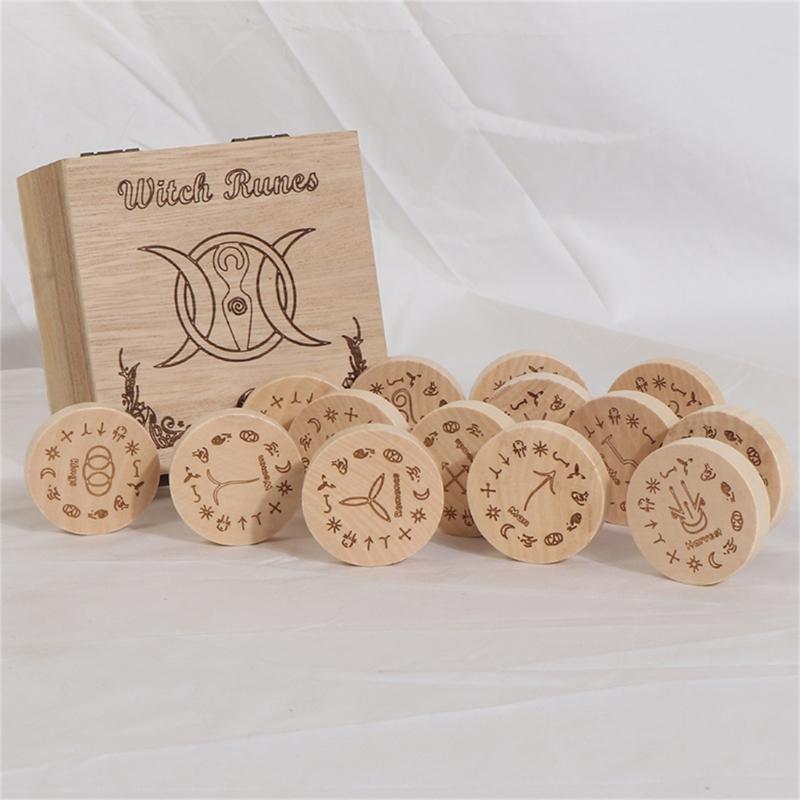 Rune Set Rune Stones Rune Tarot Card Exquisite Symbol Inscription Pattern
