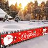 Christmas Outdoor Banner Flag Merry Christmas Decor 2024 Xmas Ornaments Gifts Navidad Noel Natal Happy New Year 2024 Home Decor
