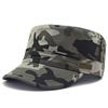 Flat top hat men's spring and autumn large men's hat canvas fashion autumn and winter duck tongue baseball cap