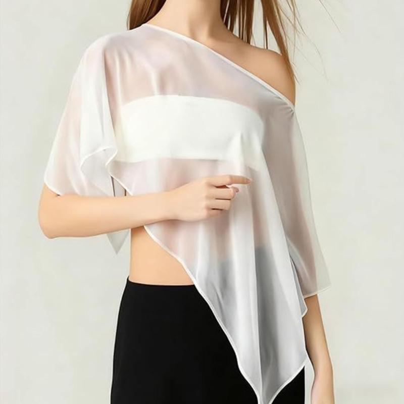 Leggero Sciarpa in Chiffon Con Protezione Solare UPF30+ Per Donne Estate Spiaggia Vacanza E Pendolarismo Quotidiano