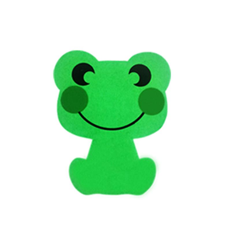 Felt cartoon sticker self-adhesive toilet sticker bathroom living room home accessories sticker bear frog rabbit deodorant sticker