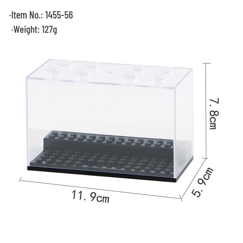 Stackable Minifigure Display Box for Lego - Transparent, Dustproof, Three-Layer Storage, No Assembly Required.