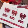 2026 New Year Cherry Cat Eye Nail Gel - Autumn/Winter Edition In Whitening Wine Red with Glass Beads for Nail Salon Exclusive
