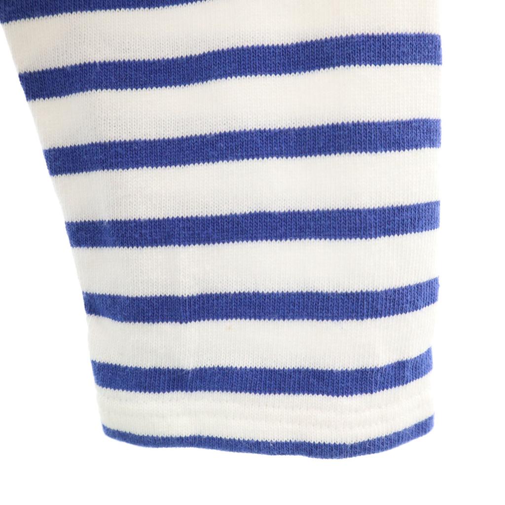 SAINT JAMES Made in France Long sleeve Boat neck Basque shirt SM Blue Men's Used