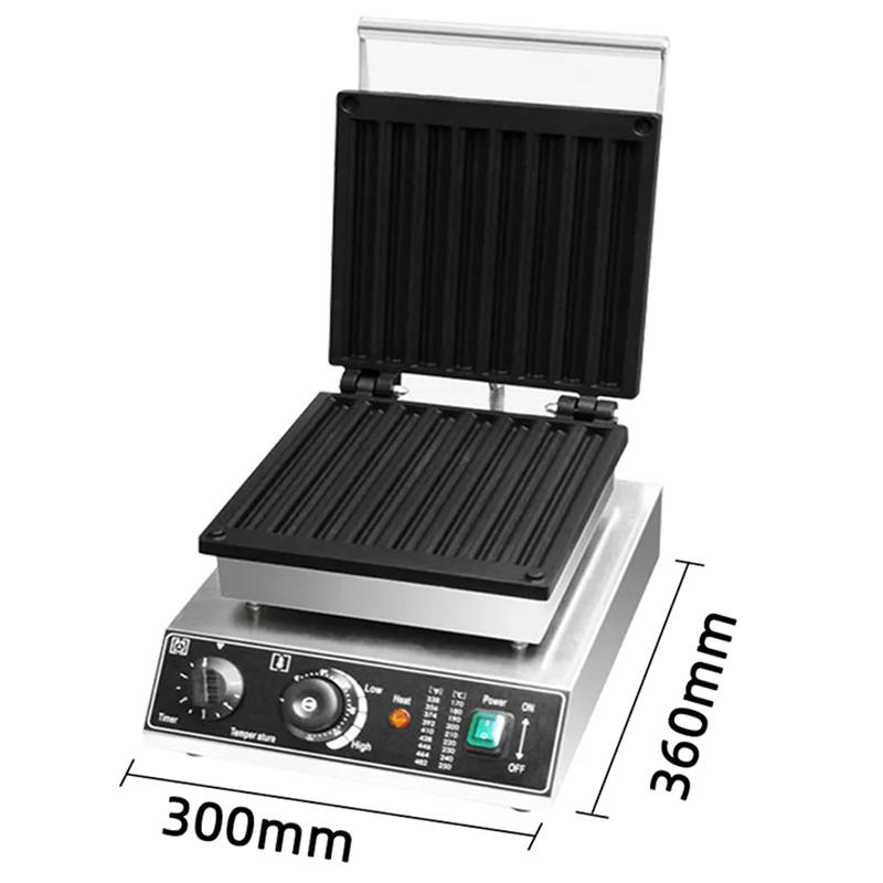 

Коммерческая машина для приготовления чуррос 1750 Вт Электрическая машина для приготовления оладий Машины для приготовления вафельных рожков чуррос с антипригарным покрытием 110 В EU Plug&220V