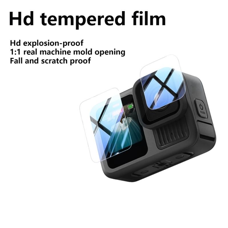 Highly Definition Screen And Camera Lens Protections Tempered Glass Film For 13 Camera Smudges Resistant Cover