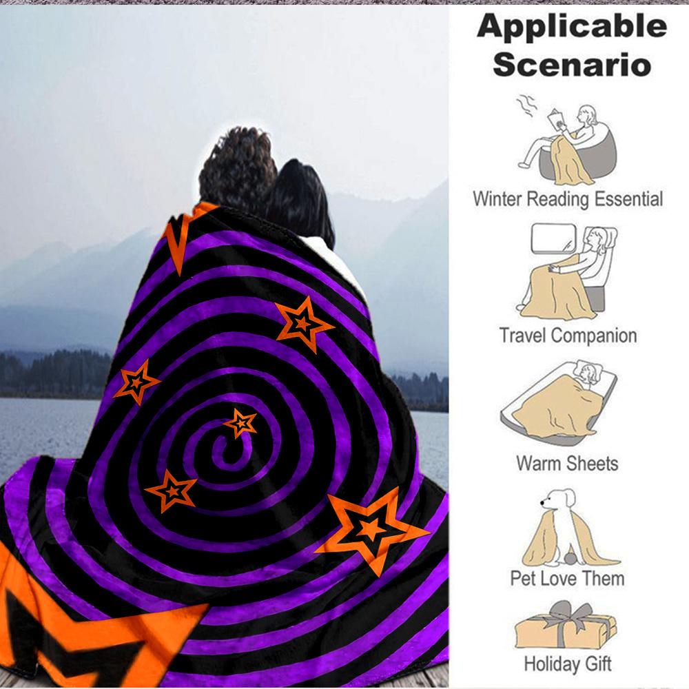 1pc Starburst Pattern Blanket Warm, Cozy, And Soft, Suitable for Sofas, Beds, Cars, And Office Use.Perfect for Camping And Travel, Making It a Great G