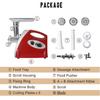 Electric Meat Grinder Mincer Sausage Stuffer Maker Filler Machine Food Processor Meat Slicer for Pie Patty 2800W 220V