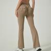 High Waist Pocket Yoga Pants Shorts Sports Women's Hip Lift Peach Hip Flared Fitness Pants