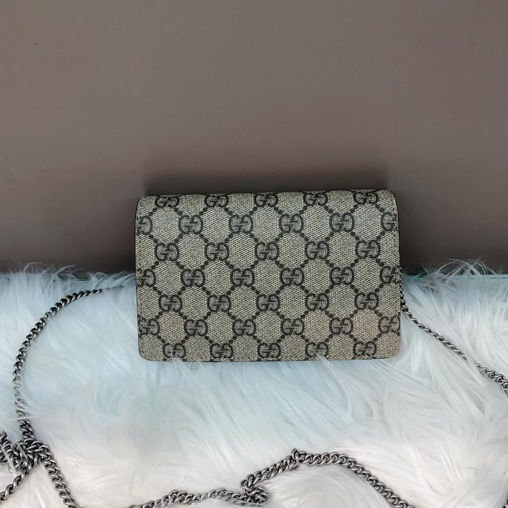 [Pre-Owned] Gucci Dionysus GG Supreme Super Mini Bag 'Beige' - Very Good #Y75GCT