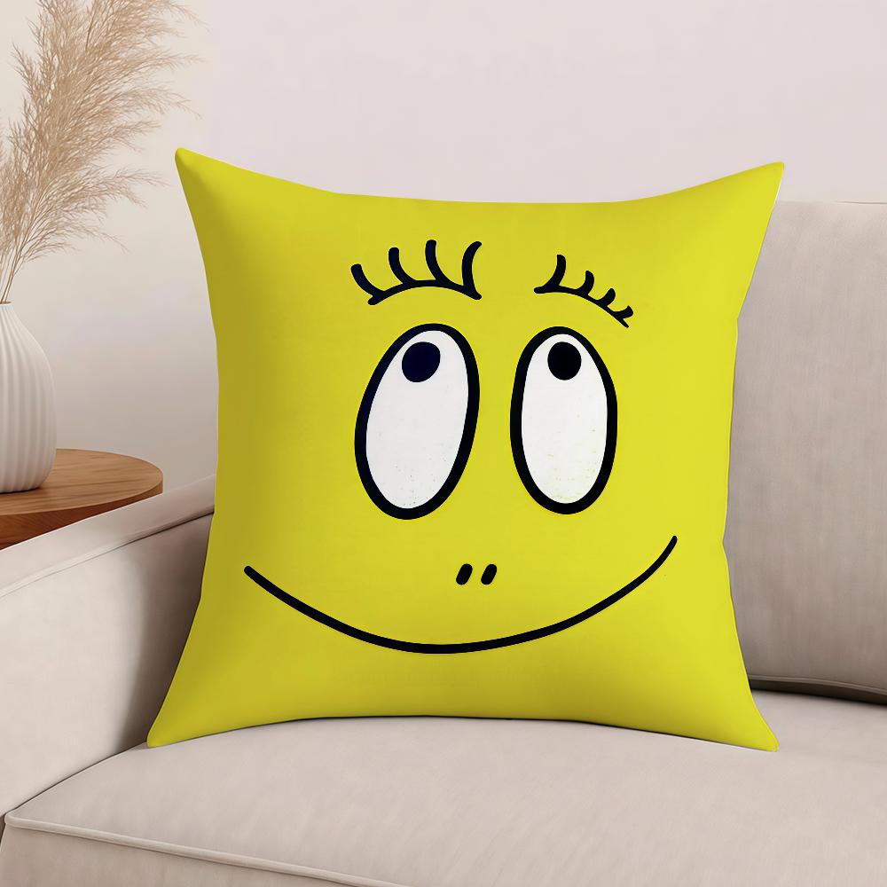 Cartoon B-Barbapapa Pillow Case Office Cushions Suitable For Sofa Car Bedroom Decorative Cushion Cover