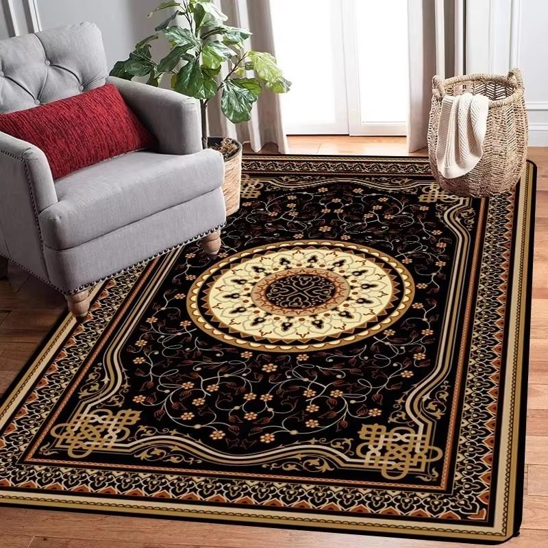 Large Size Large Carpet Raditional Oriental Vintage Area Rug Nordic Floor Mats European Door Area Old Printed Carpet Modern INS